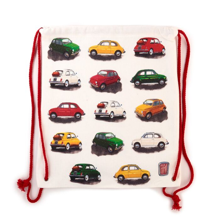 Worek płócienny ze sznurkiem - Fiat 500 