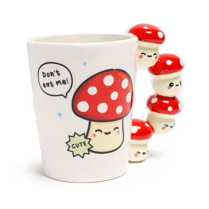 Kubek ceramiczny - Cute Mushroom