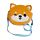 Torebka Pluszowa na ramię typu crossbody firmy Shuggs Shiba Inu Adoramals